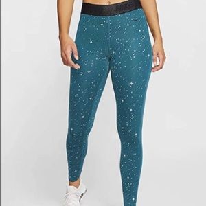 Nike Pro Starry Night Set Long Sleeve and Leggings